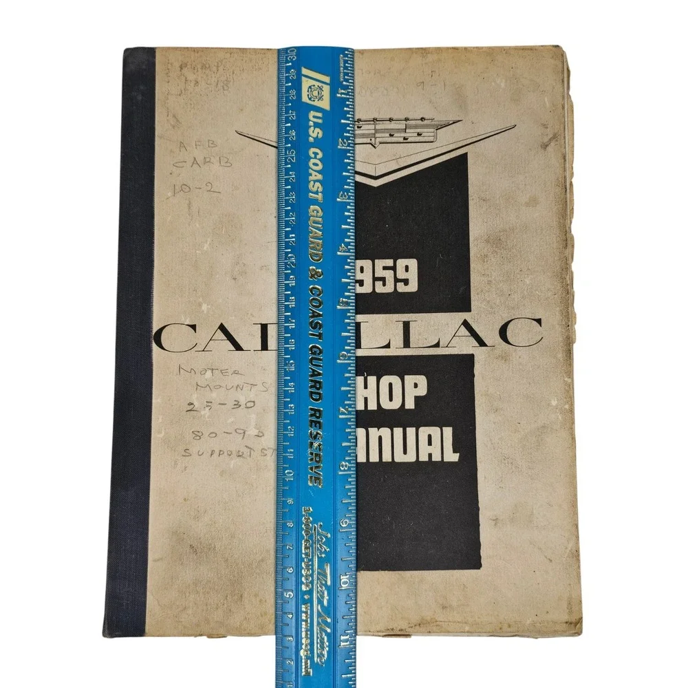 1959 Cadillac Shop Manual‎ Covering 1959-67 Passenger Cars and 68 Chassis